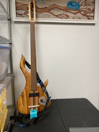 Wood Electric Bass Guitar