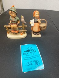 Boy And Girl Hummel Figurines