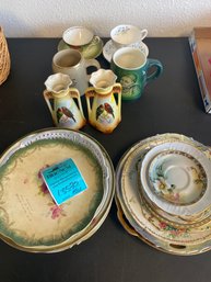 Antique Tea Cups, Porcelain Plates, Vases