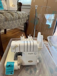 Baby Lock Serger Model BLE1AT. Missing Power Cord And Pedal