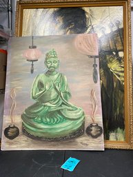 Buddha Painting And Framed Print Of Troubadore