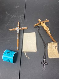 Crosses And Bible