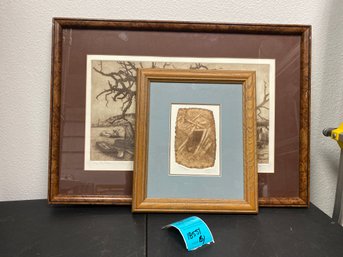 Two Framed Roy Purcell Prints