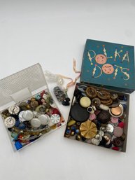 Buttons, Hair Pins, Trinket Box