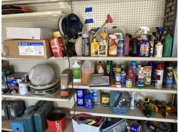 Various Garage Cleaners And More