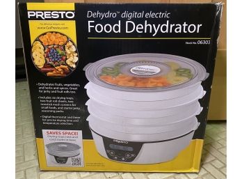 R9 Presto Dehydro Digital Electric Food Dehydrator Lot To Include Assortment Of Four Cups/bottles And Polar Pa