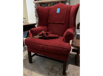 R1. Heavy Wing Back Chair.  See Photos For Condition