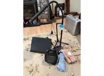 R7 Magnifying Floor Light, Heating Pads, Space Heater, Guitar Stand