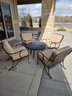 Wrought Iron Woodard Patio Set With Cushions And Covers