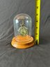 Elgin Pocket Watch In 14K Gold Columbia Watch Case Co Case Inside Glass Dome Display