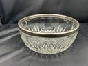 Large Vintage Glass Platters And Bowls
