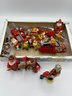 Vintage Fireman Theme Christmas Ornaments