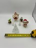 Christmas Figurines - Fine 'a' Quality Santa Claus, Homco Mice, Pinecone Elves, And More