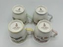 Royal Doulton Jill Barklem 1983 Four Seasons Teacups From The Brambly Hedge Gift Collection