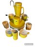 Mid Century LeGardo Tackett For Schmid Porcelain Coffee Pot, Creamer, Sugar, Cups, Saucers
