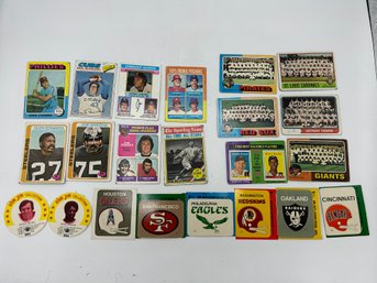 Vintage Sports Trading Cards And NFL Patches - Football, Baseball, And Hockey
