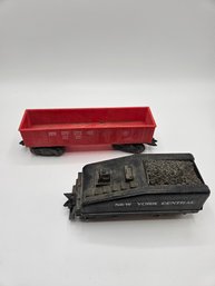 Vintage Marx Freight Car With Coal Truck