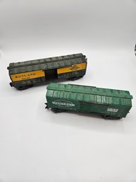 Vintage New York City Central With A Lionel Rutland Boxcar