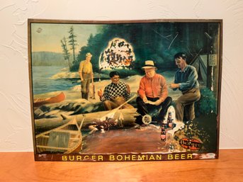 American Art Works, Inc. Burger Bohemian Beer Advertising Sign