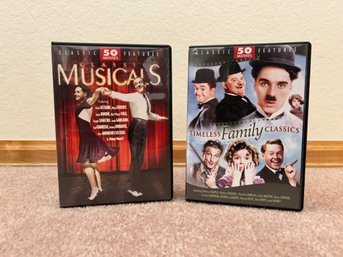 DVD Sets - 50 Classic Musicals And 50 Timeless Family Classics