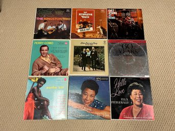 Vinyl Records - Eartha Kitt, Perry Como, Peter Paul And Mary, The Kingston Trio And More
