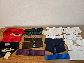 Multi Colored Belt Lot