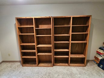 Oak Bookshelves