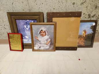 Frame Lot With Brand New Glass