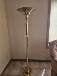 Mid Twentieth Century Tall Brass Lamp