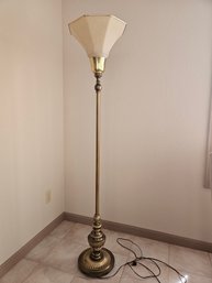 Vintage Heavy Tall Brass Lamp