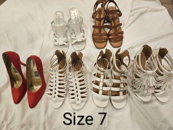 6 Pairs Of Size 7 Shoes