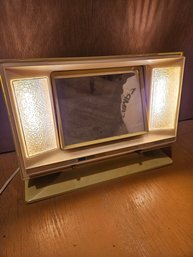 Vintage 70s Makeup Mirror Vanity