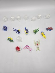 Vintage Murano Style Aquarium Tank Decorations