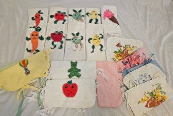 Lot Of Handstitched Washcloths