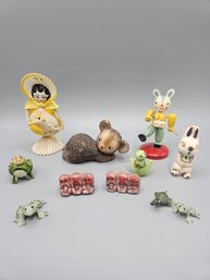 A Collection Of Vintage Cute Collectibles