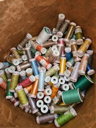 Two Big Bags Of Sewing Thread