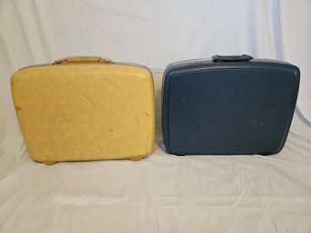 Vintage Hawthorne And Towncraft Hardshell Suitcases