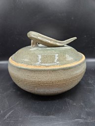 Artisan Made Clay Bowl With Signature