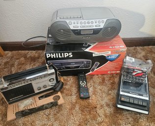 Vintage Electronics With Cassette Tapes