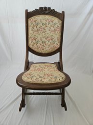 Antique Folding Rocking Chair