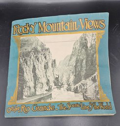 Vintage Rocky Mountain Views Book