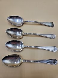 Gorham Fairfax Sterling Silver Spoons Set Of Four