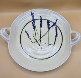 Handcrafted Signed Pottery Tray