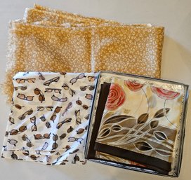 Scarf Lot #3 With Worth Rose Scarf