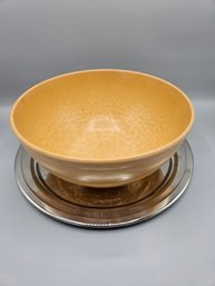 Vintage Elliger Bowl With Silver Plate