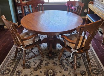 Custom Made Solid Wood Dining Table