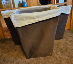 Three Fabric Laundry Hampers