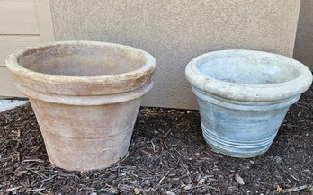 Two Large Outdoor Pots