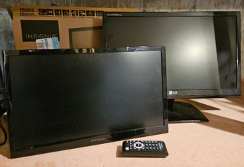 Insignia 19' Tv With LG Monitor