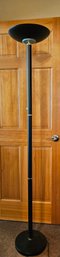 Tall Black Halogen Floor Lamp With Dimming Feature